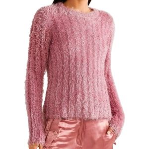 🐰SALE❤️NWT SIES MARJAN Dusty Rose Sparkle Sweater
